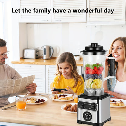 Sapcentrifuge – Juicer – Smoothiemaker – Blender – Keukenmachine – 6600W Krachtige Motor – 3 Liter Inhoud