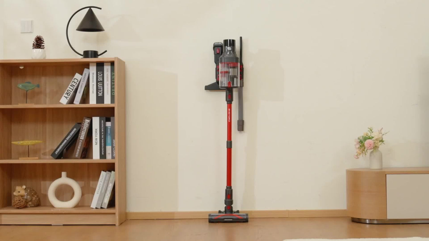 Zakloze Stofzuiger – Stofzuiger Zonder Zak – Draadloze Stofzuiger – Vacuüm Cleaner – Cycloonstofzuiger – 500W Brushless Motor – 1,5L Stofreservoir