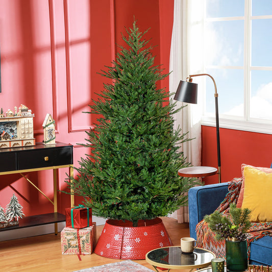 Kerstboom Kunstkerstboom Kunstboom Nepboom Dennenboom – 183 cm Hoog – Brandvertragend Kunststof – Snelle Montage Met Metalen Standaard