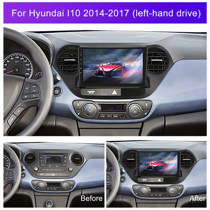 Android 15 Autoradio – Multimedia Systeem – Navigatie Unit – Touchscreen Radio – Car Stereo – 9 Inch IPS Scherm – Draadloze CarPlay & Achteruitrijcamera Met Microfoon