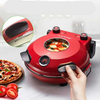 Pizzaoven – Elektrische Oven – Pizzamaker – Bakoven – Mini Oven – 1200 Watt Vermogen – Tot 425°C Temperatuur