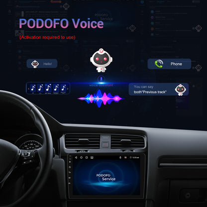 Autoradio – Car Stereo – Auto Radio – Multimedia Speler – Double DIN – 10 Inch HD Touchscreen – Android 15 Systeem – Draadloos CarPlay & Mirror Link – Inclusief AHD Camera & Microfoon