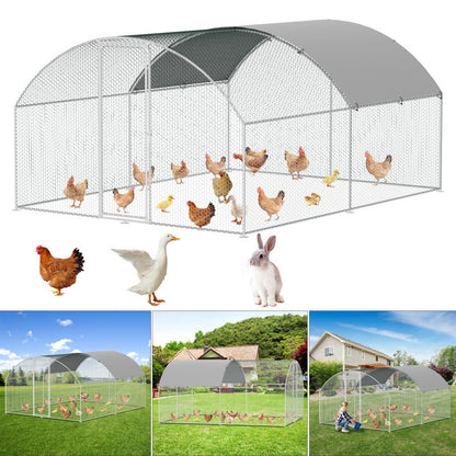 Tuinhuis – Motorfiets Schuur – Fietsenhok – Buitenshuis Opslag – Tijdelijke Opslagschuur – 241x244x217 cm – Waterdicht en UV-bestendig – Gegalvaniseerd Stalen Frame