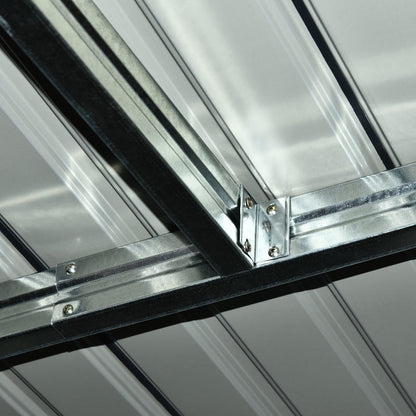 Tuinhuisje – Opbergschuur – Berging – Tuinschuur – Buitenopslag – Metalen Schuur – Schuifdeur – Ventilatieraam – 280x130x172 cm – Stevig Metalen Materiaal