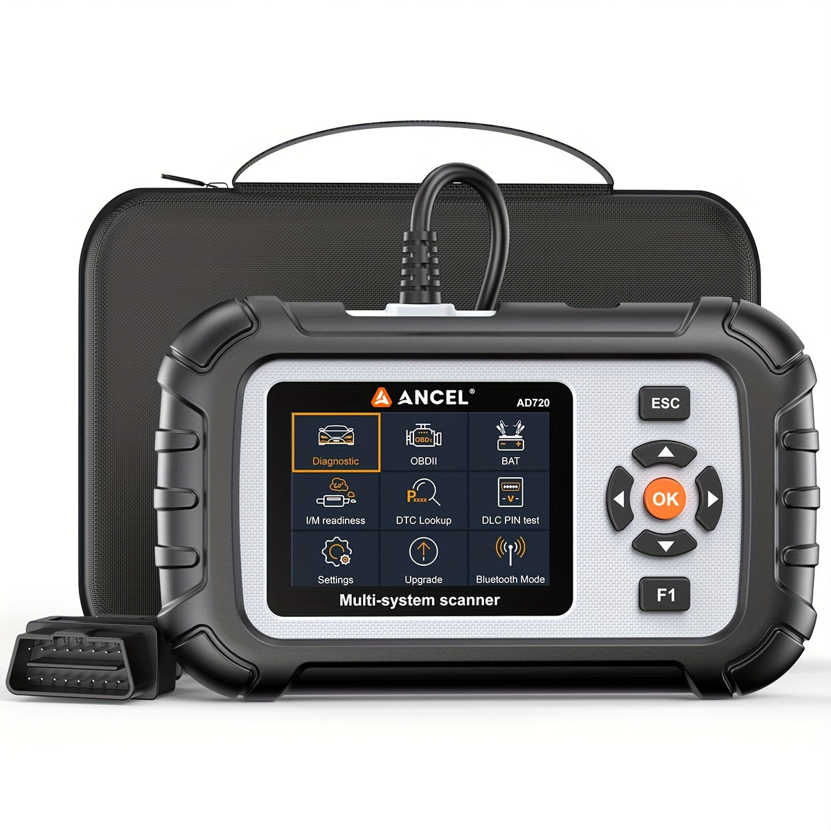 OBD2 Autodiagnose Tool – Auto Scanner – Motor Diagnosetester – Foutcode Uitlezer – Diagnosesysteem – Touchscreen Android – Gratis Levenslange Updates