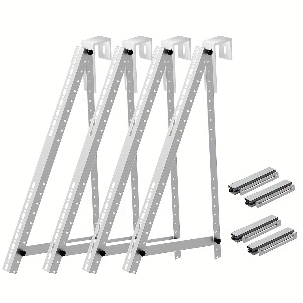 Verstelbare Zonnepaneel Montageset – Zonnepaneel Beugel – Zonnepaneel Frame – Zonnepaneel Steun – Solar Montagebeugel – 114-118 cm Breed – Verstelbare 0-90° Hoek