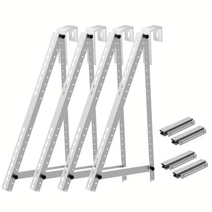 Verstelbare Zonnepaneel Montageset – Zonnepaneel Beugel – Zonnepaneel Frame – Zonnepaneel Steun – Solar Montagebeugel – 114-118 cm Breed – Verstelbare 0-90° Hoek