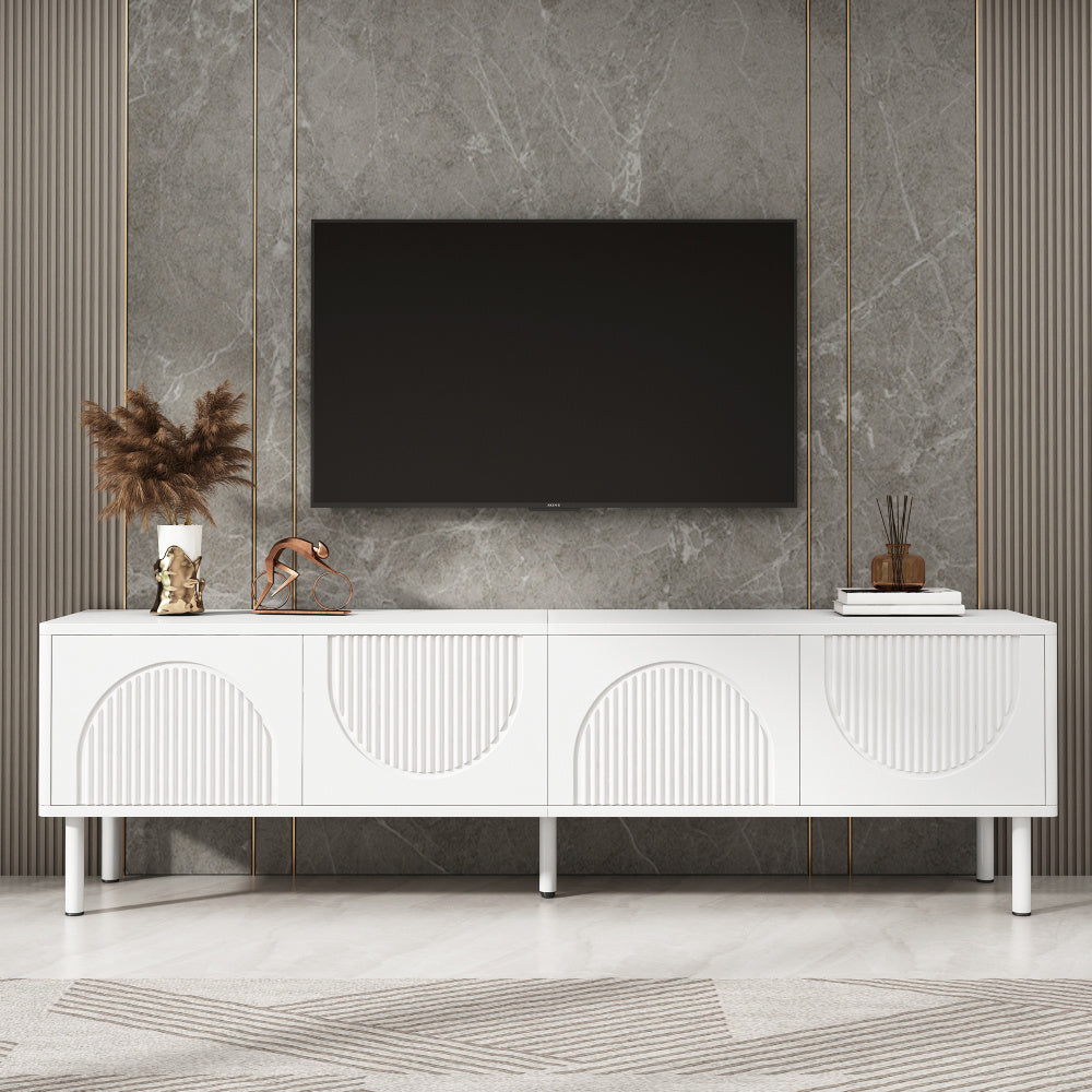 Tv-meubel – Tv-kast – Tv-meubelset – Televisiekast – Tv-dressoir – Modern minimalistisch design – Extra lang 180 cm – Ruimtebesparend – Duurzame uitvoering