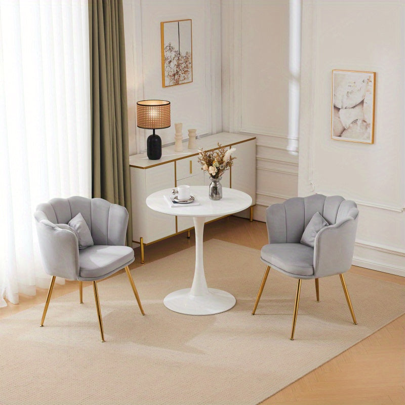 Fauteuil – Zitzetel – Relaxstoel – Armstoel – Velours Bekleding – Uniek Bloemblad Design – Ergonomische Vlinderkussens