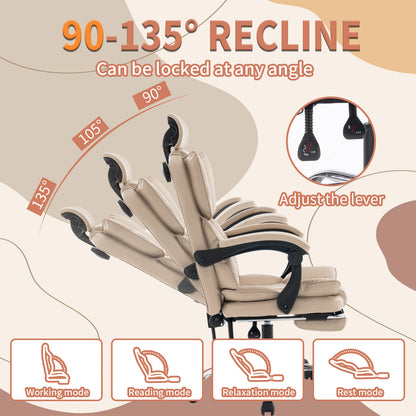 Gamingstoel – Gamestoel – Gaming Chair – Game Stoel – Bureaustoel – Ergonomisch Hoog Rugleuning – Verstelbare Lenden- & Hoofdsteun