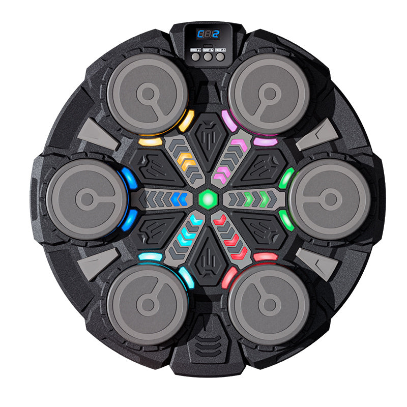 Boksbal speelgoed – Boksmachine – Bokstrainer – Reflexbal – Boksset – Met Bluetooth muziek – Digitale LED-score – Inclusief 2 paar bokshandschoenen