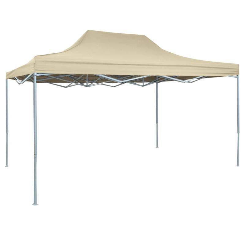 Folding Party Tent 3X4 M Steel Cream