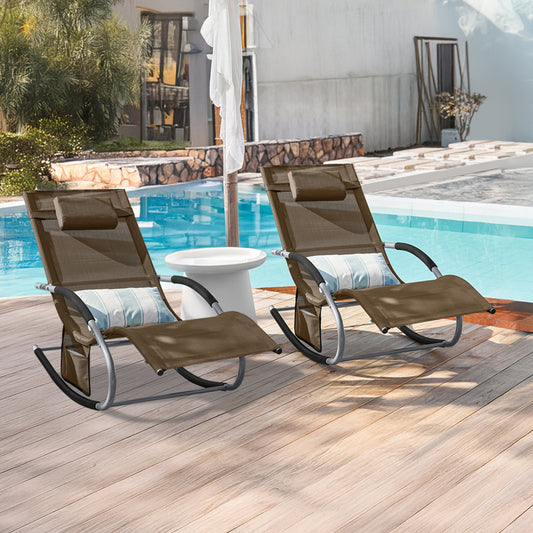 Verstelbare Loungestoelen – Buitenstoelen – Tuinstoelen – Campingstoelen – Strandstoelen – Duurzaam Metalen Frame – Stevige Canvas Zitting