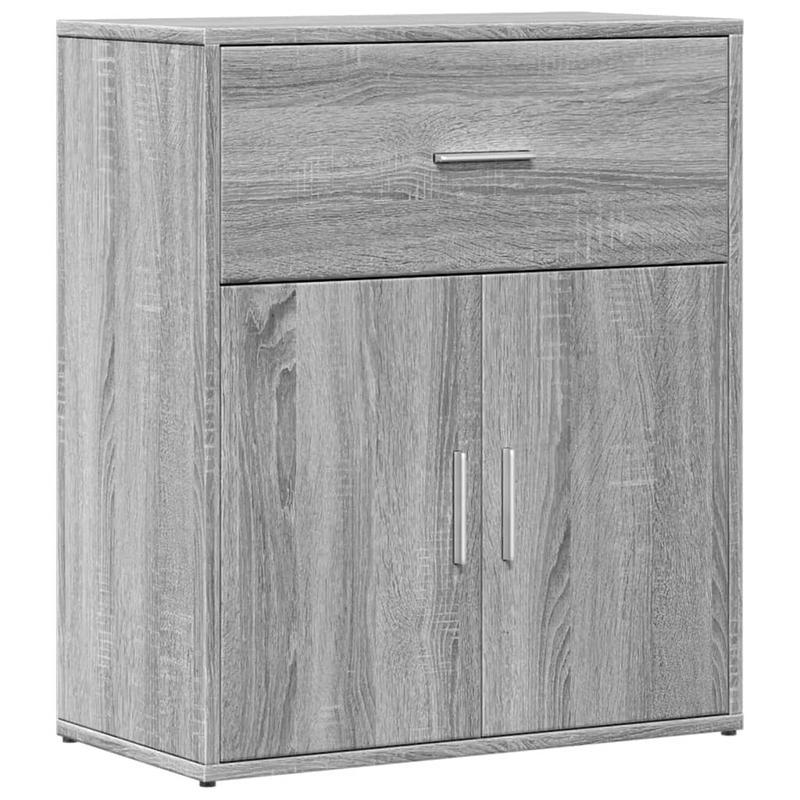Dressoir – Sideboard – Opbergkast – Ladekast – Kastenmeubel – Grijs Sonoma-Eiken – Duurzaam Houtmateriaal – 60x31x70 cm