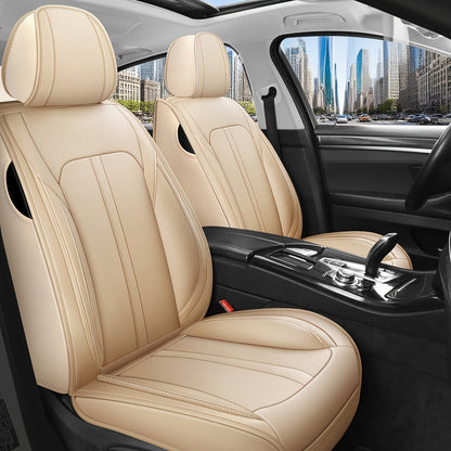 Car Seat Covers Full Set Universal, Adjustable Front Seats And Back, Automotive 5 Seat Covers All Season, Car Seat Protectors Airbag Compatible