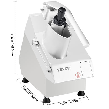 Foodprocessor – Keukenmachine – Groentesnijder – Hakmolen – Blender – 6 Roestvrijstalen Messen – 550W Motor – Dubbele Invoeropening – Voedselveilig