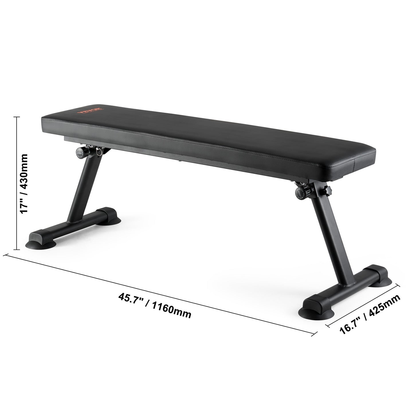 Trainingsbank – Fitnessbank – Gewichtbank – Krachtbank – Opvouwbare Trainingsbank – Draagvermogen 454 kg – Comfortabel 5,5 cm Kussen