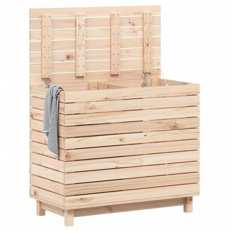 Wasmand – Wasbox – Wassorteerder – Opbergmand – Wasbak – Massief Grenenhout – Ruime Afmetingen 88,5x44x76 cm
