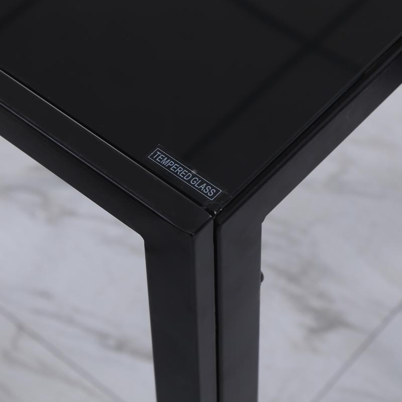 Eettafel – Keukentafel – Uitklapbare Tafel – Verstelbare Tafel – Kleine Eettafel – Modern Design – 120x60x75 cm – Hardhout & Zwart – Multifunctioneel en Ruimtebesparend