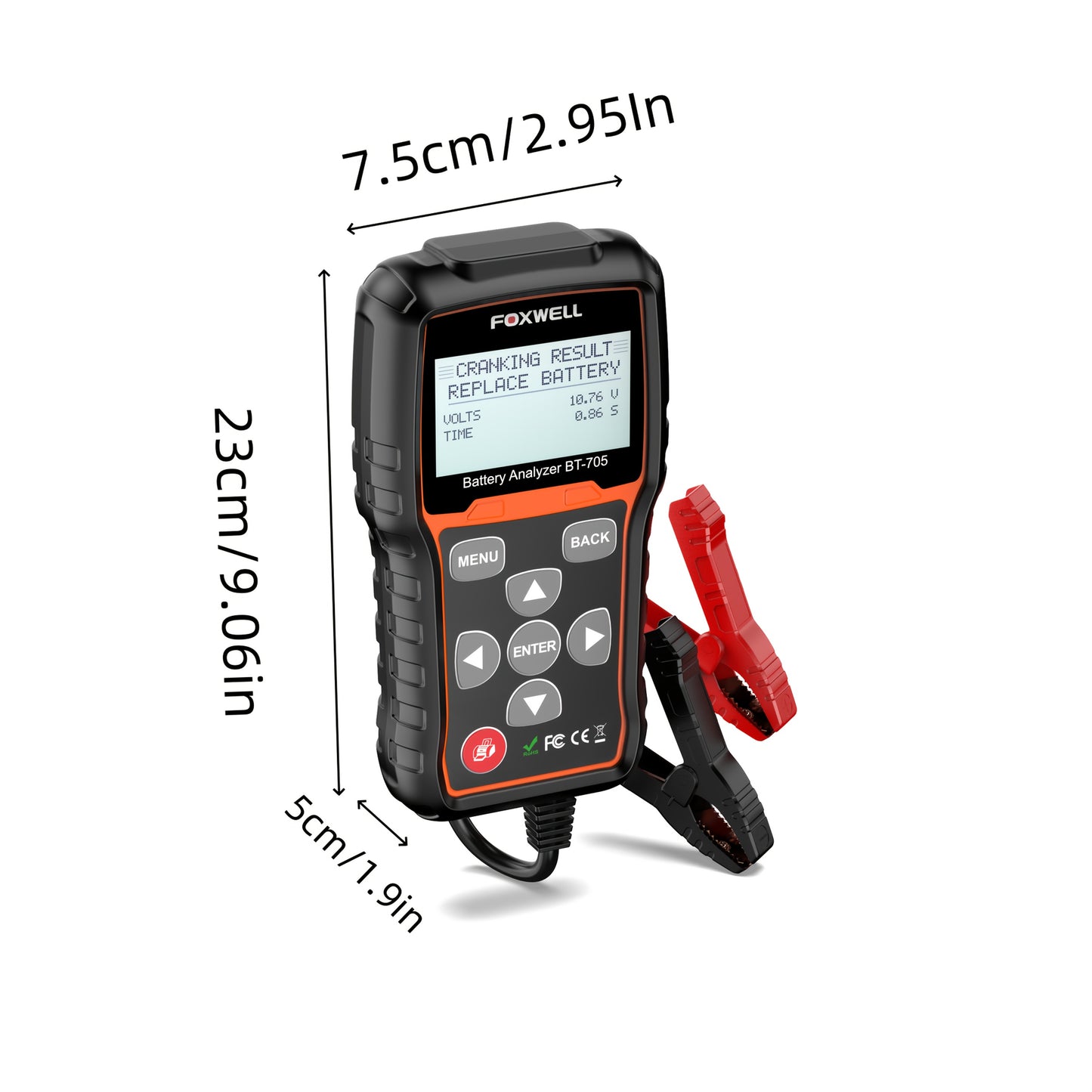 Automotive Powertester – Circuit Tester – Multimeter – Relais Tester – Injector Tester – Automatisch Smart Test – Ingebouwde Oscilloscoop – 6,1 Meter Kabel