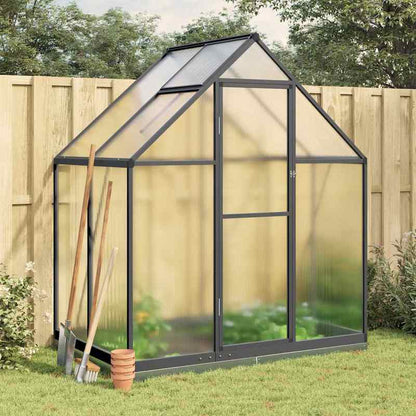 Kweekkas – Plantenkas – Serre – Tuinkas – Groentekas – Aluminium Frame – Antracieten Basis – 169x114x202 cm – Robuust & Weerbestendig