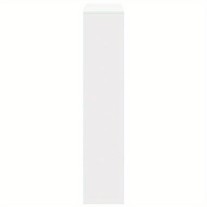 Roomdivider – Kamerscherm – Ruimteverdeler – Scheidingswand – Interieurkast – Wit Hout – Compact 99x33x155 cm – Meerdere Open Vakken