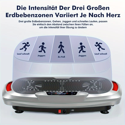 Vibratieplaat – Trilmachine – Balance Board – Fitnessplaat – Trainingsapparaat – 300W Motor – 120 Snelheidsniveaus Touchbediening