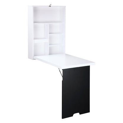 Wandtafel – Sidetable – Haltafel – Consoletafel – Opklapbare Tafel – Ruimtebesparend Design – Duurzaam MDF – 60 x 94,5 x 147 cm