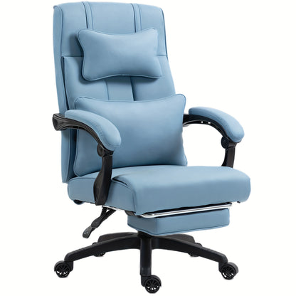 Gamingstoel – Gamestoel – Bureaustoel – Gaming Chair – Game Stoel – Ergonomisch Hoogte Verstelbare Rugleuning – Kunstleer Met Voetsteun – Belastbaar Tot 159 kg