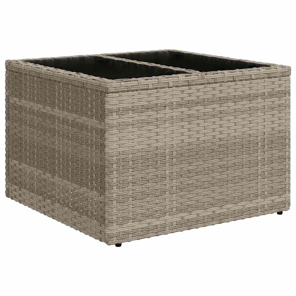 Tuinbank – Buitenbank – Loungeset – Tuinmeubel – Modulaire Sofa – Weerbestendig Kunststof Vlechtwerk – Verstelbare Poten – Zwart/crème