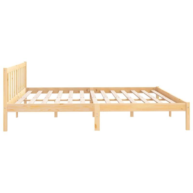 Houten Bed – Grenen Bed – Massief Bed – Slaapkamerbed – Bedframe – 180x200 cm – Duurzaam Massief Grenenhout