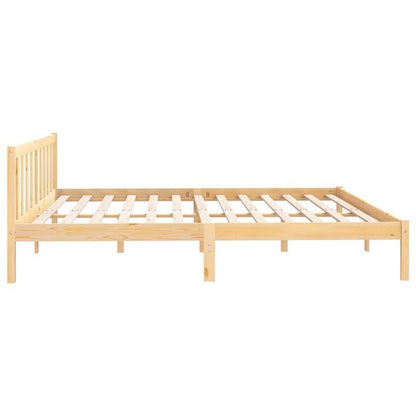 Houten Bed – Grenen Bed – Massief Bed – Slaapkamerbed – Bedframe – 180x200 cm – Duurzaam Massief Grenenhout