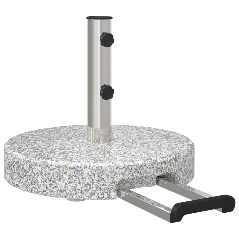 Parasolstand – Parasolvoet – Parasolhouder – Umbrella Base – Buitenstandaard – 29kg Zwaar Carbon Staal – Windproof Anti-Slip Basis Grigio