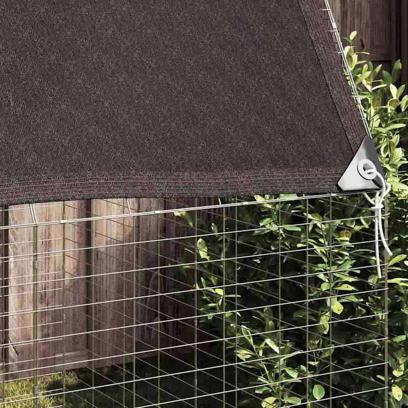 Silver Rabbit Cage | 400 x 78 x 78 cm, Galvanized Steel, Non-electric