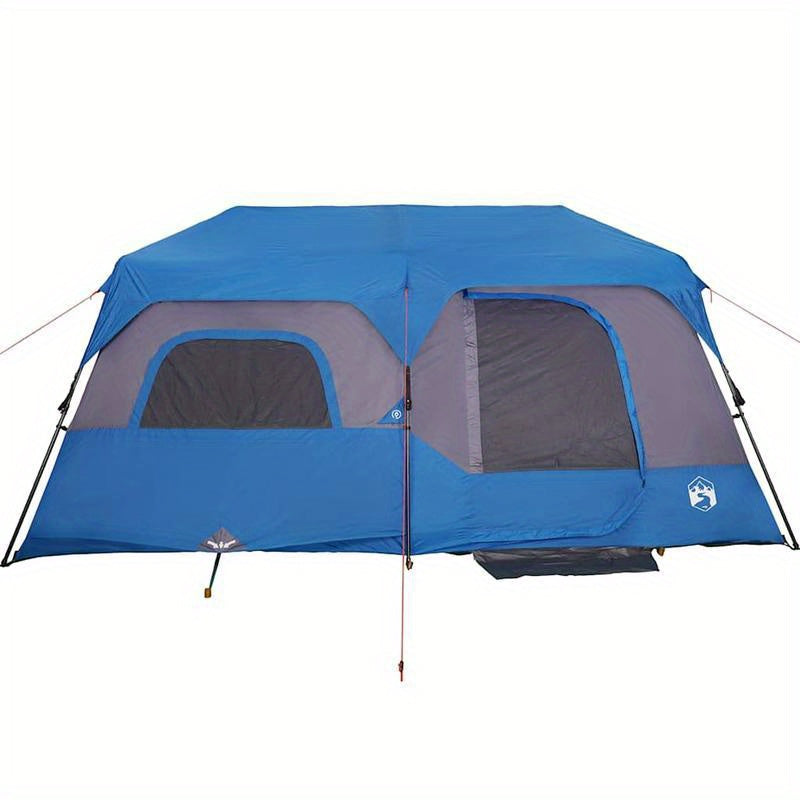 Campingtent – Kampeertent – Familietent – Glamping Tent – Outdoor Tent – Ruim voor 9 Personen – Waterafstotend Polyester – Glasvezel Frame