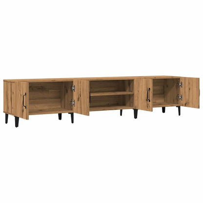 Tv-kast – Tv-meubel – Entertainmentmeubel – Multimedia kast – Opbergmeubel – Walnootbruin – Ruimtebesparend Ontwerp – Hoogwaardig Meerlaagshout