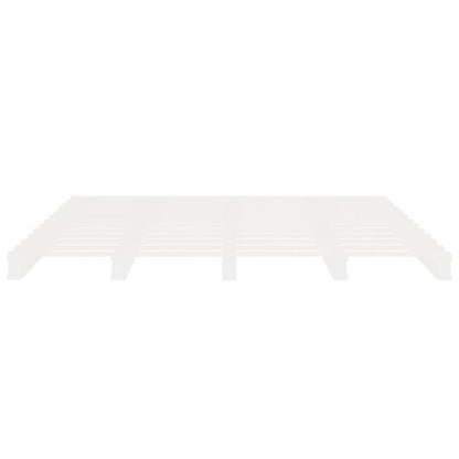 Bedframe – Ledikant – Slaapkamerset – Houten Bed – Grenen Bed – Massief Grenenhout – Wit – 180x200 cm – Stevig & Duurzaam