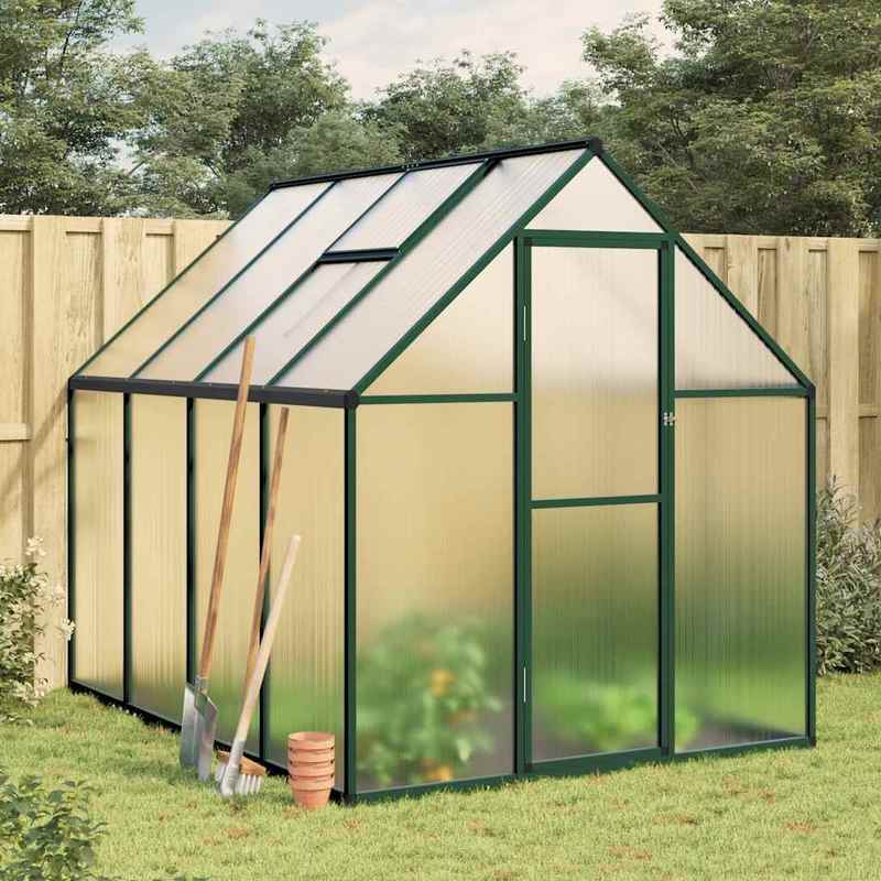 Kweekkas – Serre – Plantenkas – Groentekas – Kas Aluminium – Grote Kweekkas 224x169x195 cm – Stevig Aluminium Frame – Weerbestendige 4 mm Polycarbonaat Panelen