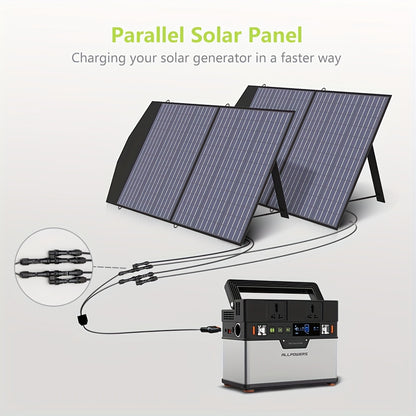Zonnepaneel – Solar Panel – Opvouwbaar Paneel – Draagbaar Zonnepaneel – Camping Zonnepaneel – 140W Vermogen – 22% Hoog Rendement