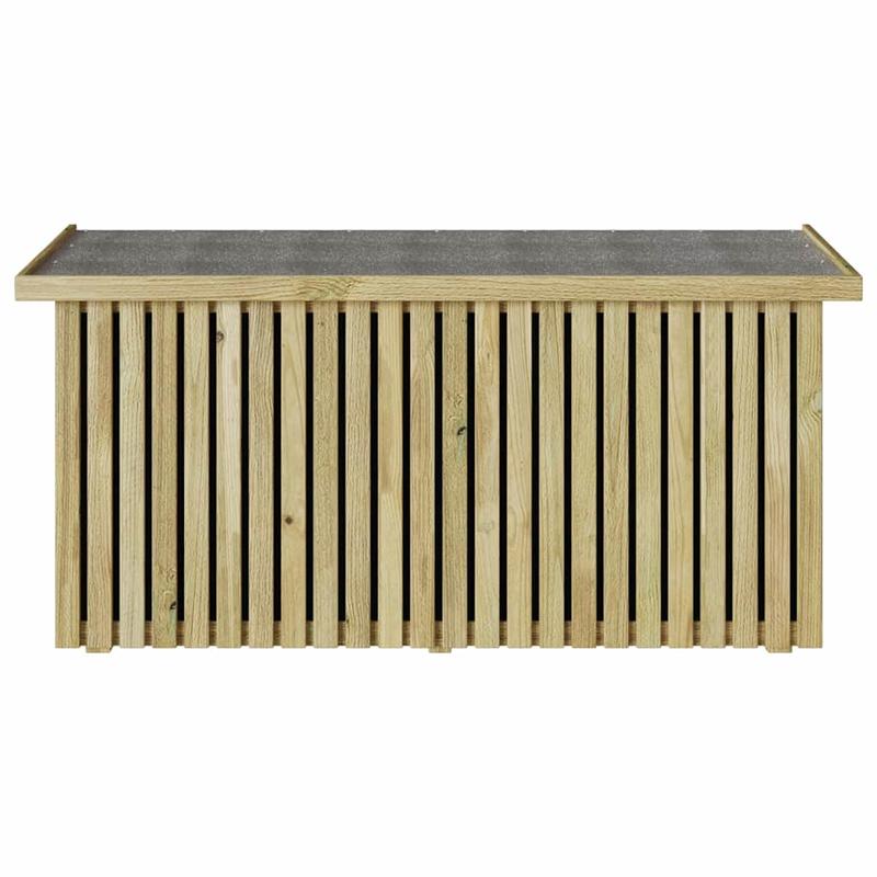 Opbergbox Buiten – Tuinkist – Berging – Kast – Box – Bruin – Stevig en Duurzaam Materiaal – Ingebouwd Waterreservoir
