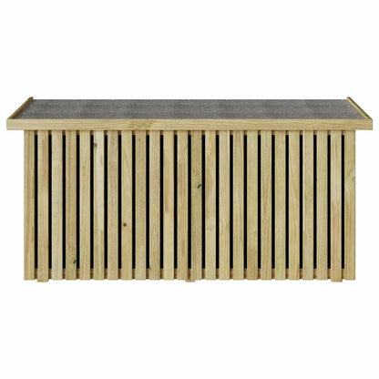 Opbergbox Buiten – Tuinkist – Berging – Kast – Box – Bruin – Stevig en Duurzaam Materiaal – Ingebouwd Waterreservoir
