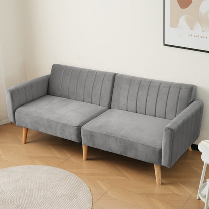 Slaapbank – Bank – Bed – Sofa – Futon – Verstelbare Rugleuning – Ruimtebesparend Design