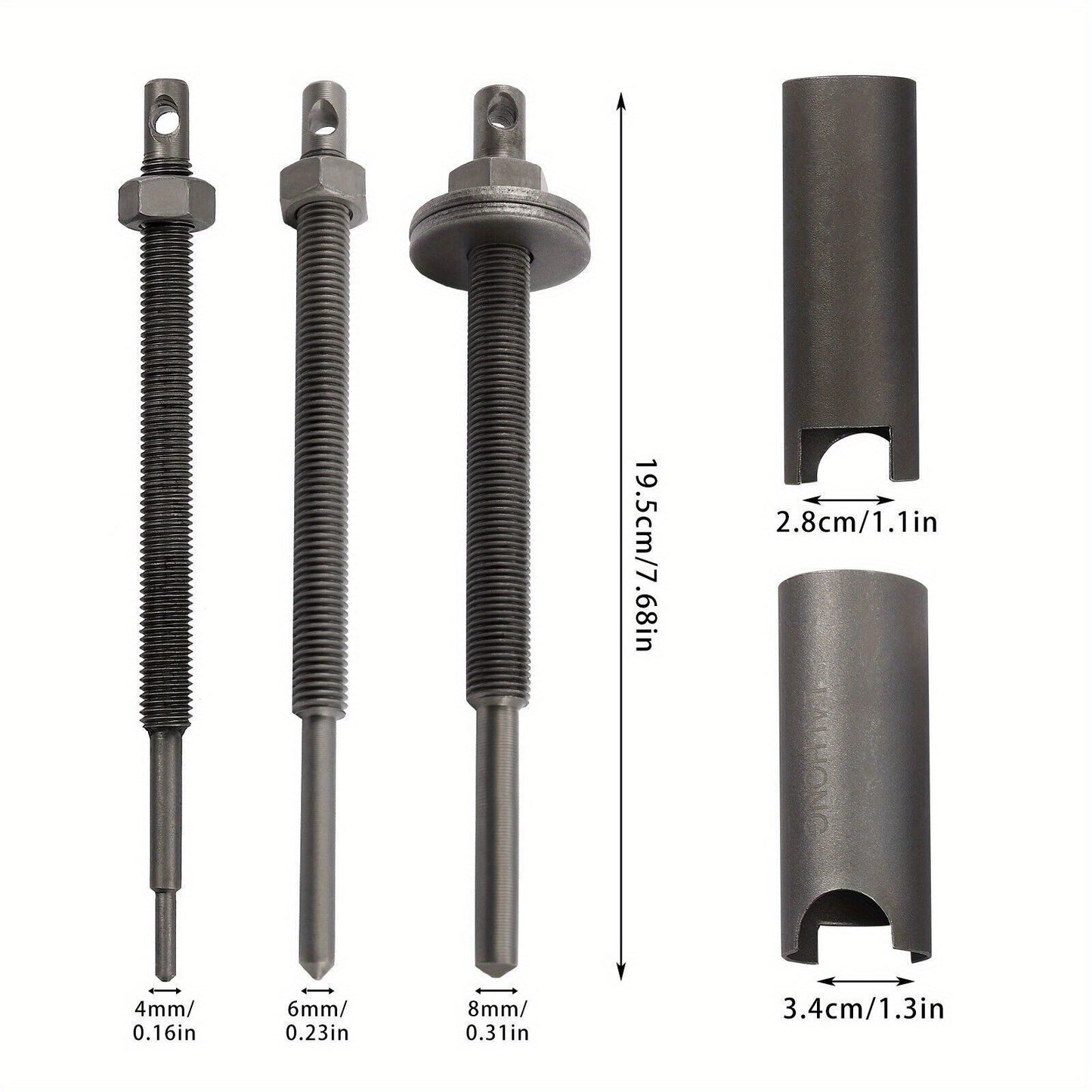 Lagertrekker – Poelietrekker – Bearing Puller – Wiellager Trekker – Binnendiameter 9-30 mm – Gietijzer Stevig & Duurzaam