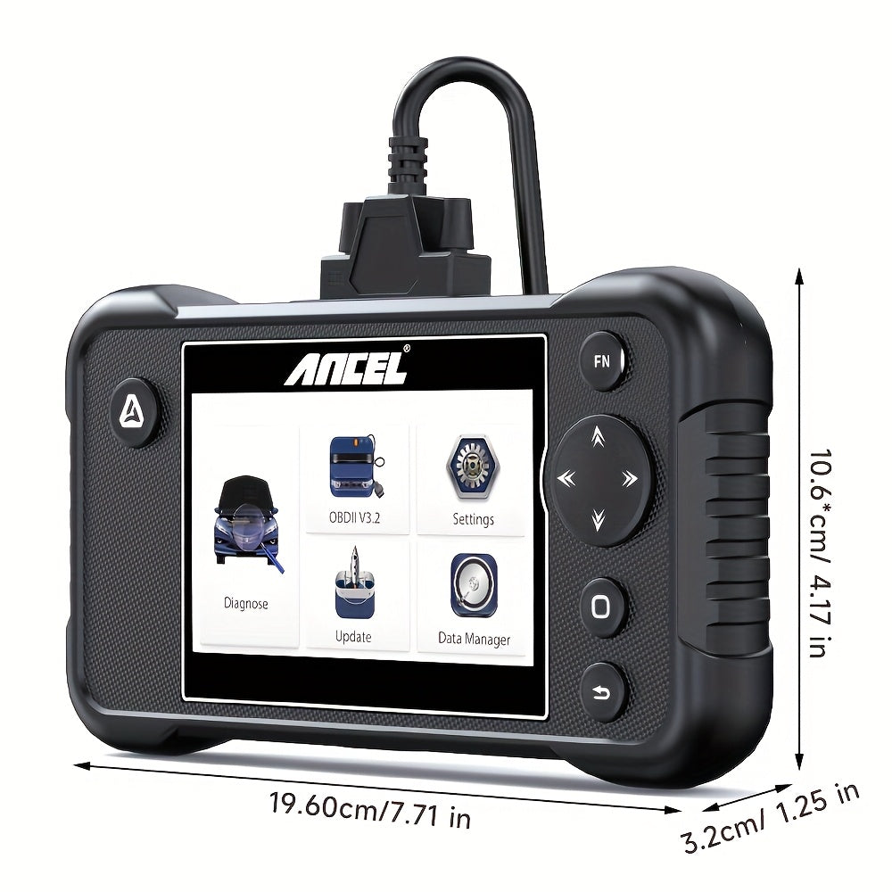 OBD2 Scanner – Diagnoseapparaat – Auto Uitlezer – Storing Verwijderen – Uitleesapparatuur – 15+ Resetfuncties – Professionele All Systems Diagnostiek