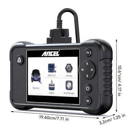OBD2 Scanner – Diagnoseapparaat – Auto Uitlezer – Storing Verwijderen – Uitleesapparatuur – 15+ Resetfuncties – Professionele All Systems Diagnostiek