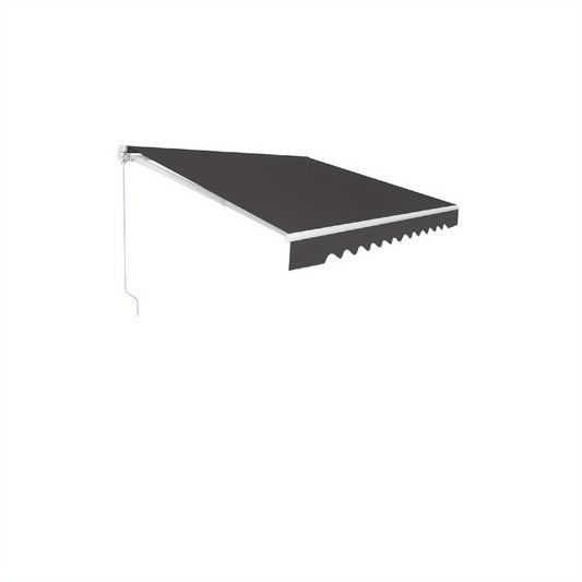 Verstelbare Zonwering – Knikarmscherm – Terrasdoek – Balkonzonwering – Uitschuifbare Luifel – Aluminium Frame – 3,6x3 Meter – Verstelbare Hoek 40°-100°