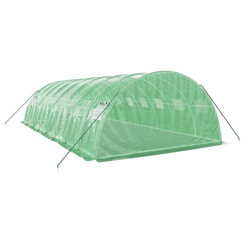 Kas – Kweekkas – Tuinkas – Broeikas – Serre – Groene Stalen Frame – 32 m² Grootte – Weerbestendig & Stevig