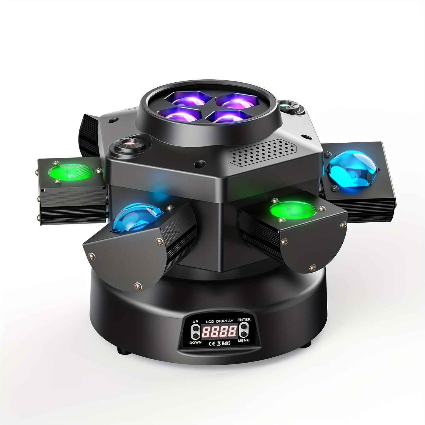 Partyverlichting – Stage Light – Feestverlichting – DJ Verlichting – Event Light – 150W RGBW LED – Dynamische 540° Pan/Tilt