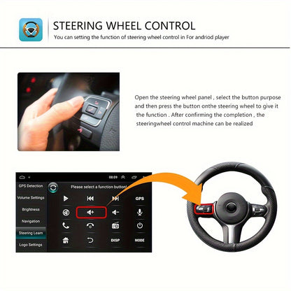 1+32G voor Android Double Din GPS Auto MP5 Speler Autoradio Touchscreen met GPS FM AM Radio Ontvanger voor VW, Voertuig Entertainment Systeem, Rijhulp De