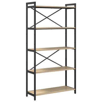 Boekenkast Sonoma eiken 80 x 30 x 153cm Bewerkt hout